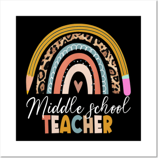 middle school teacher back to school Posters and Art